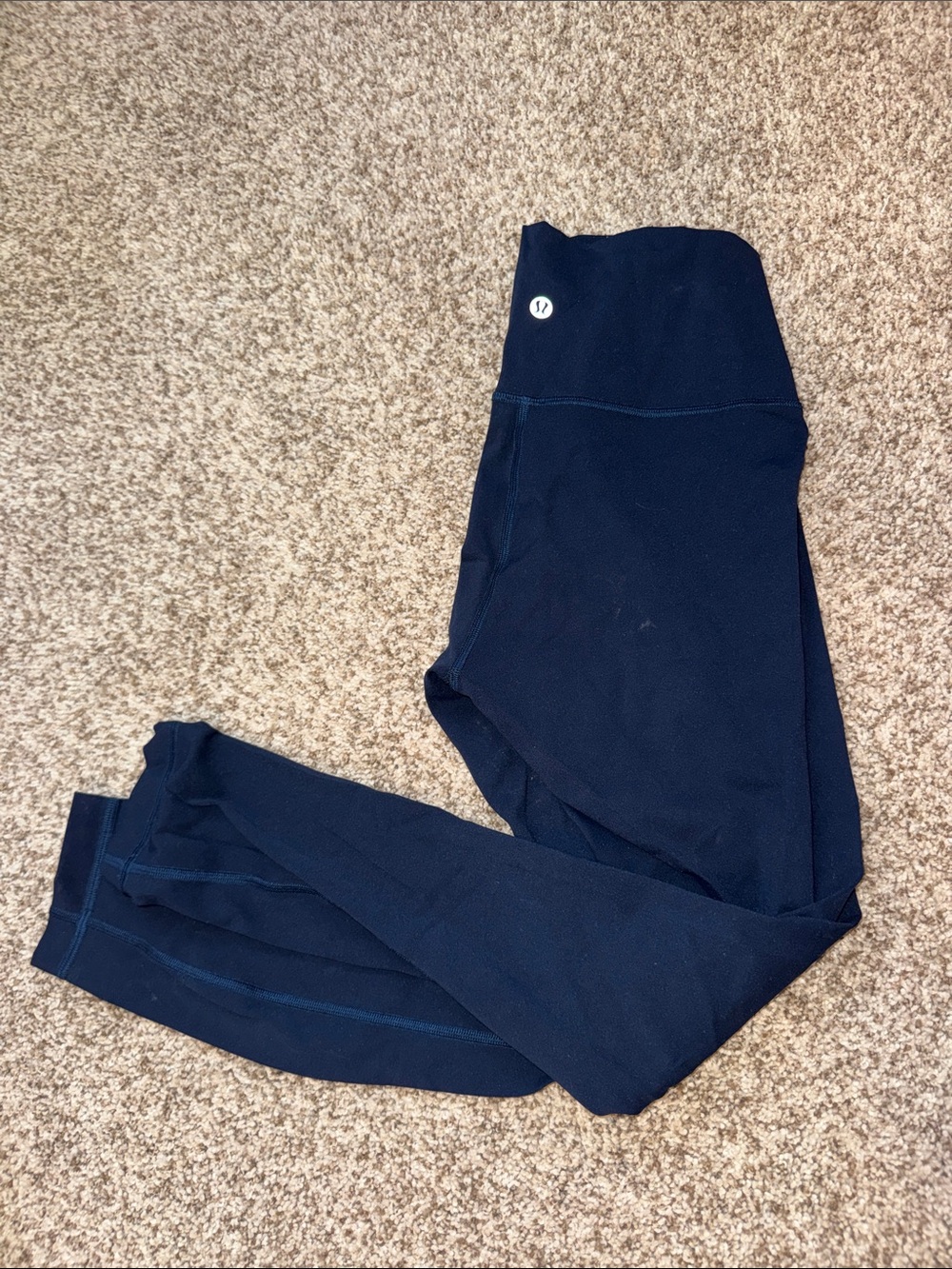 lululemon athletica Navy Blue High-Rise Leggings
